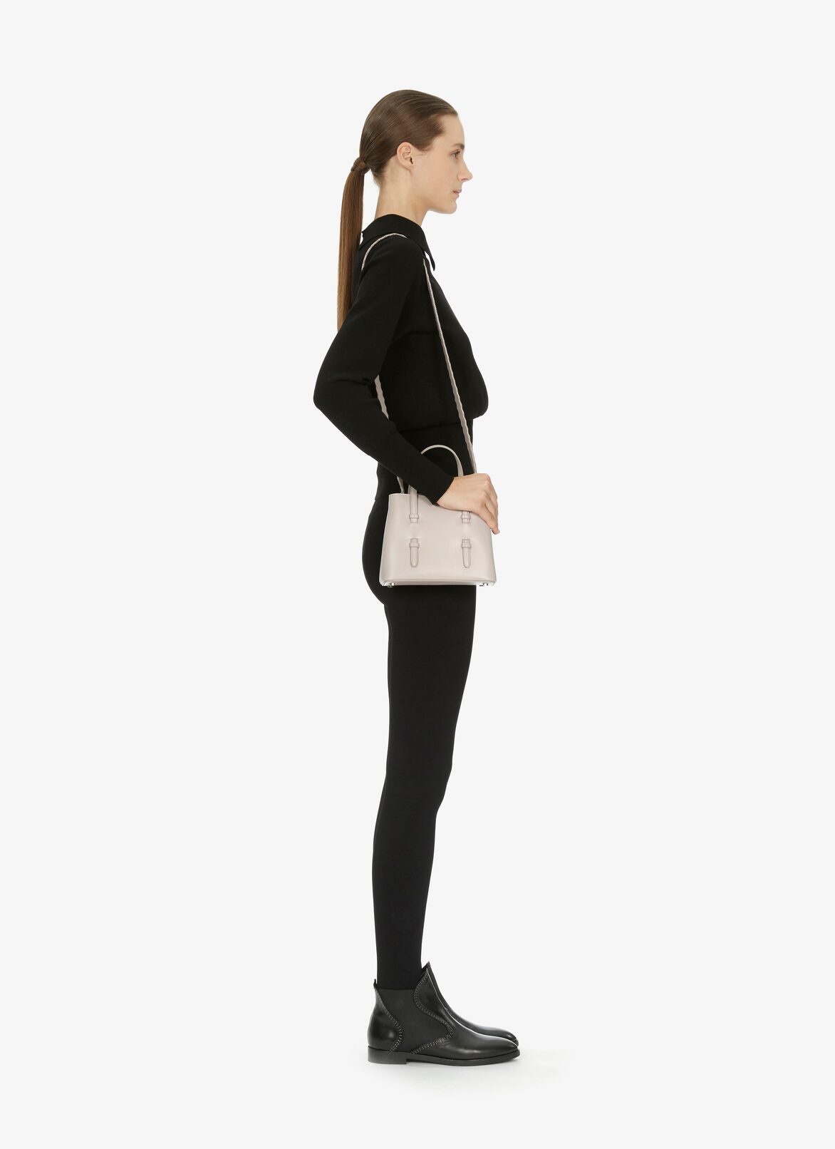 Mina 20 Tote Bag ALAÏA PEARL MINA 20 TOTE BAG